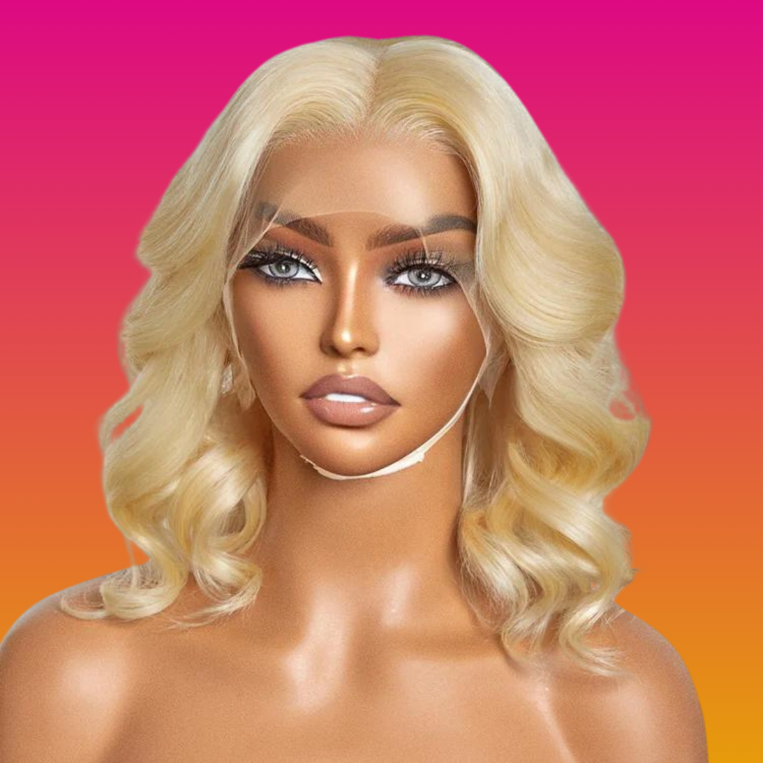 Russian Blonde Bob Wigs