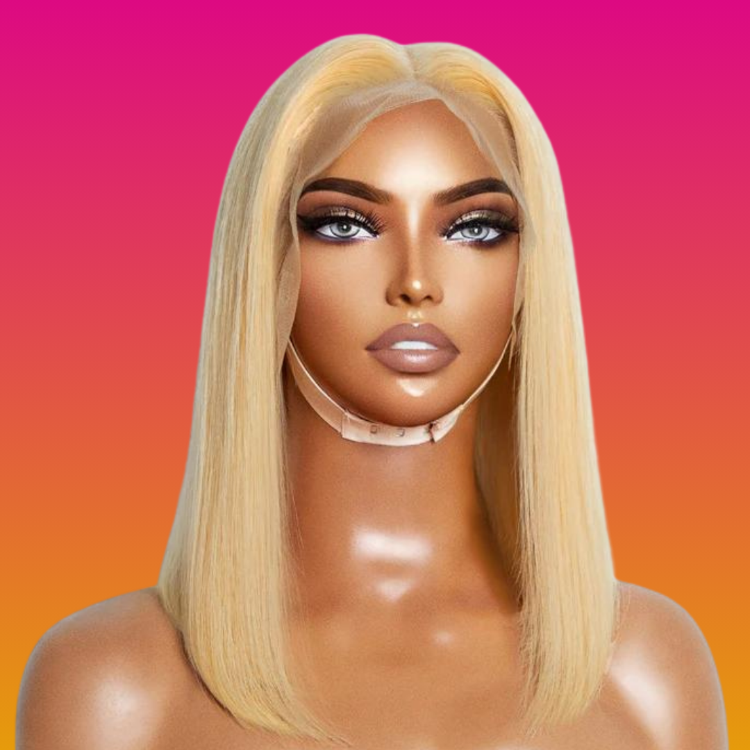 Russian Blonde Bob Wigs