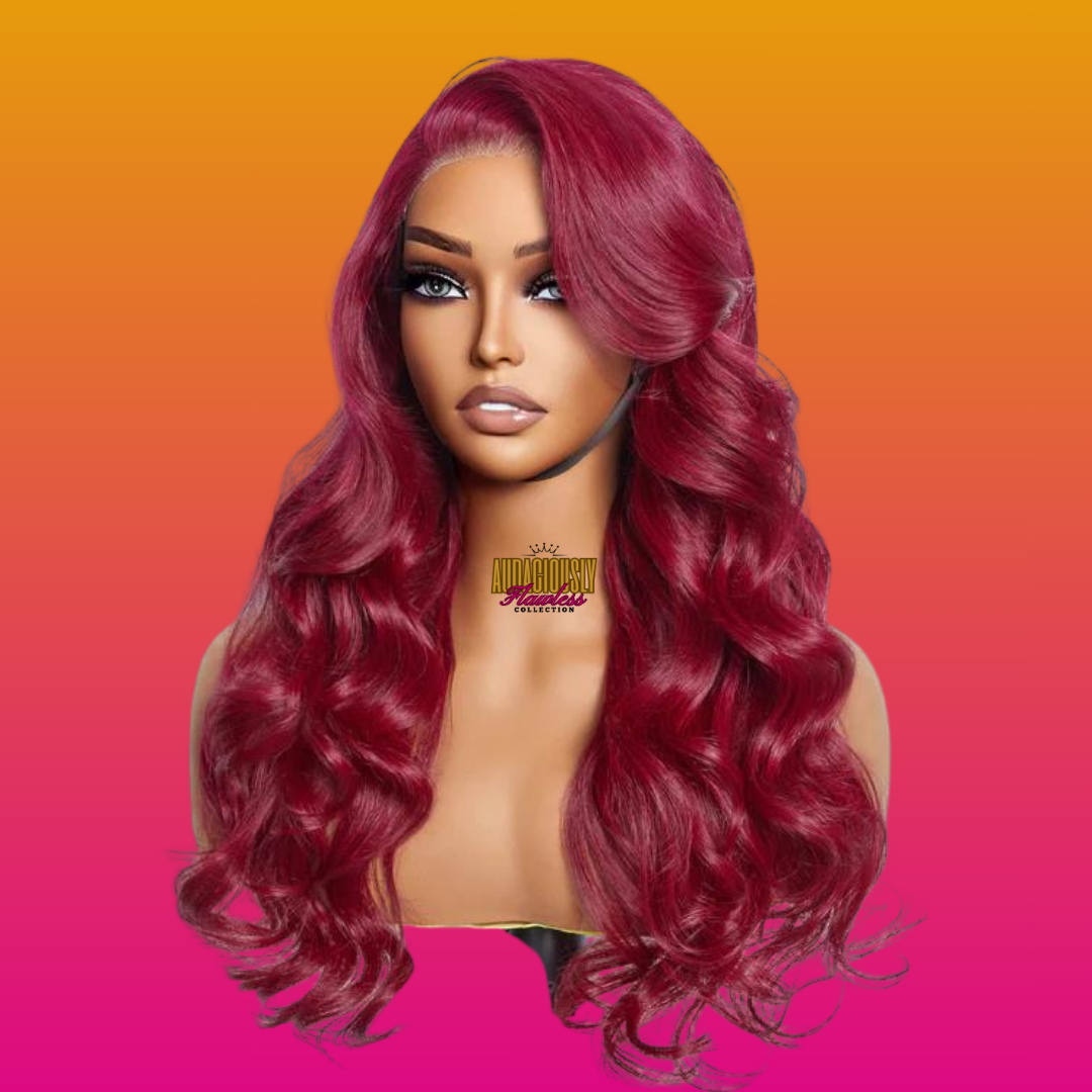 Wine Fine Custom Glueless Wig